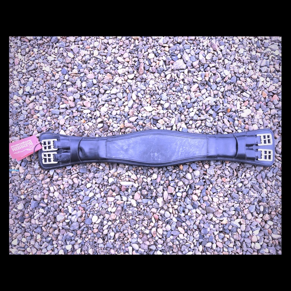NEW leather dressage girth 30”